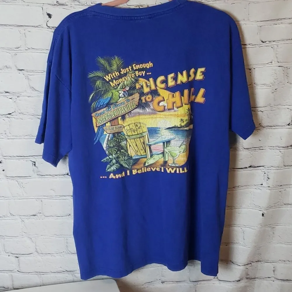 Y2K 2002 Jimmy Buffett Livin' For the Weekend Jamaica, WI Shirt